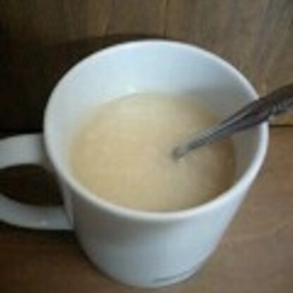 酒粕と柚子茶を代用で作ったよ（謝）
柑橘系で爽やかに温まる１杯、美味しくゴチ様☆